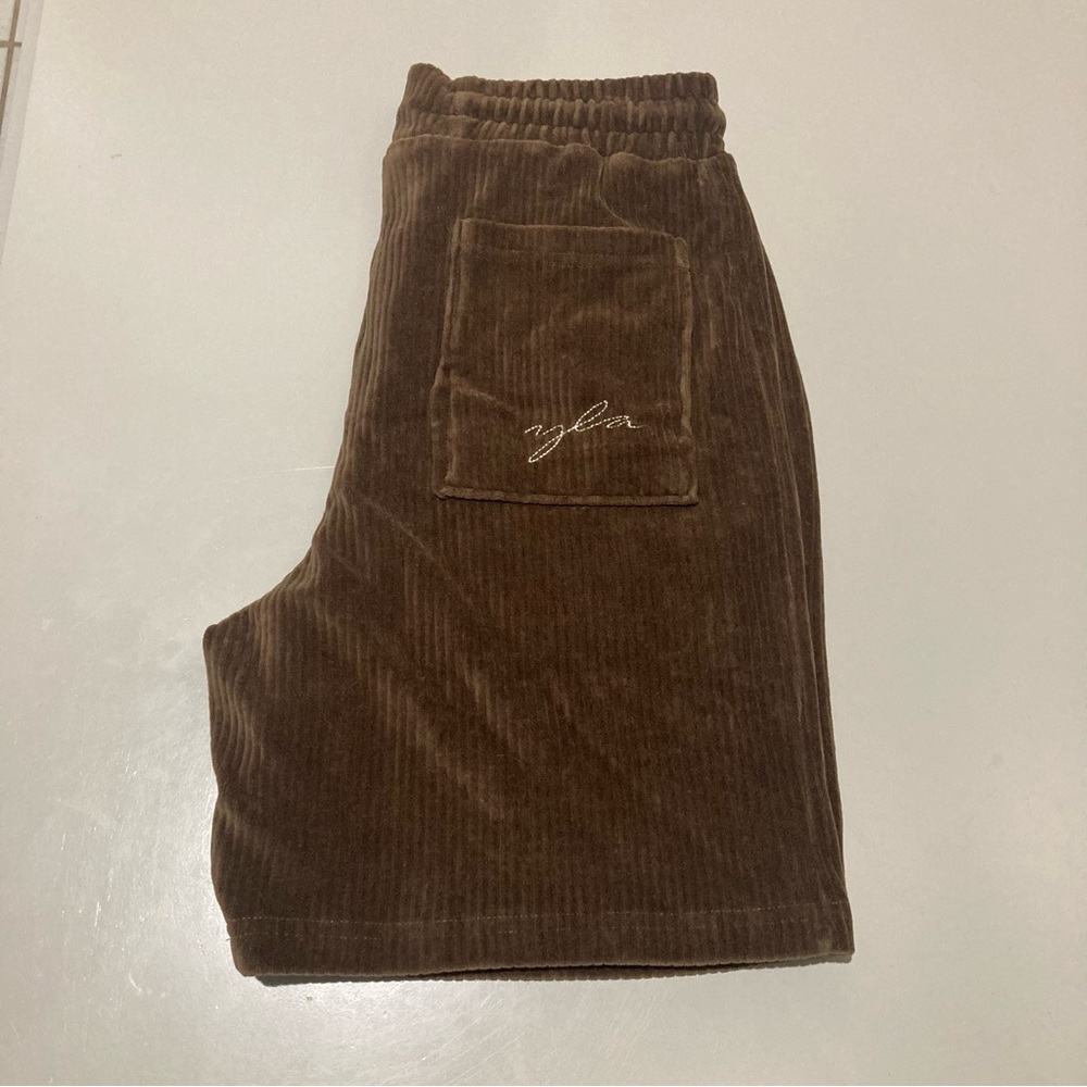 YoungLA 119 Collections Brown Corduroy Shorts size medium - Picture 4 of 8